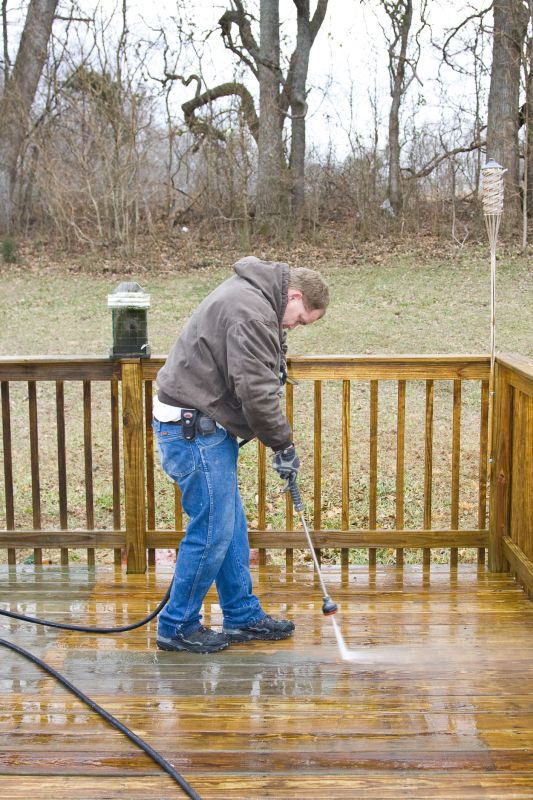 Deck Cleaning and Preparation