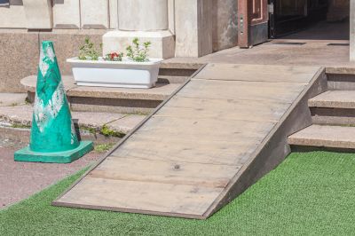 Porch Ramp Installation